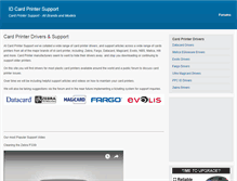 Tablet Screenshot of card-printer-support.com